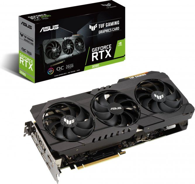 Вiдеокарта ASUS GeForce RTX3090 24GB GDDR6X TUF GAMING OC