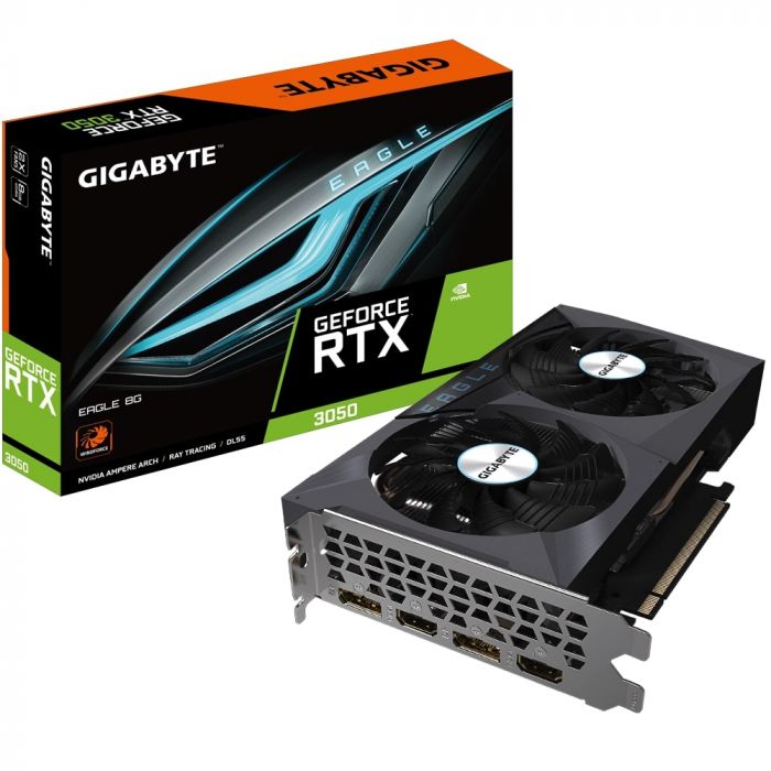 Відеокарта GIGABYTE GeForce RTX3050 8Gb GDDR6 EAGLE LHR