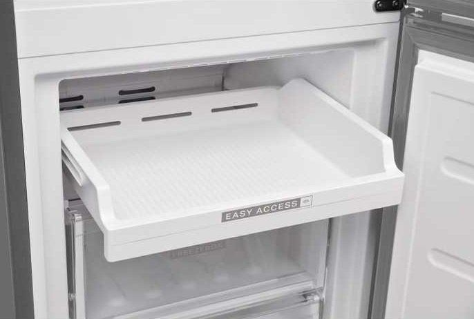 Холодильник з нижн. мороз. камерою Whirlpool W7811OOX, 189х66х60см, 2 дв., Х- 234л, М- 104л, A+, NF, Дисплей, Нерж.сталь
