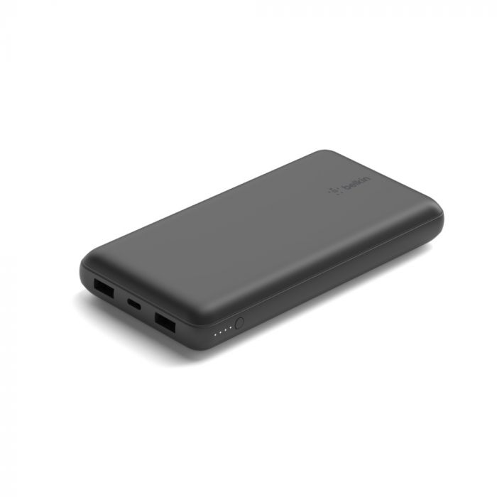 Портативний зарядний пристрій Power Bank Belkin 20000mAh, 15W, Dual USB-A, USB-C, black
