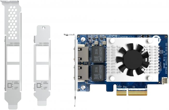 Мережева карта QNAP Dual-port (10Gbase-T) 10GbE PCIe Gen3 x4