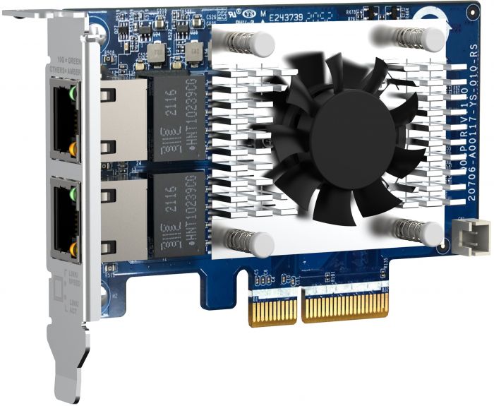 Мережева карта QNAP Dual-port (10Gbase-T) 10GbE PCIe Gen3 x4