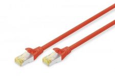 Патч-корд DIGITUS CAT 6a S-FTP, 0,25м, AWG 26/7 червоний, уп. 10шт.