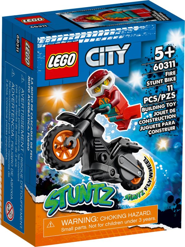 Конструктор LEGO City Пожежний трюковий велосипед 60311