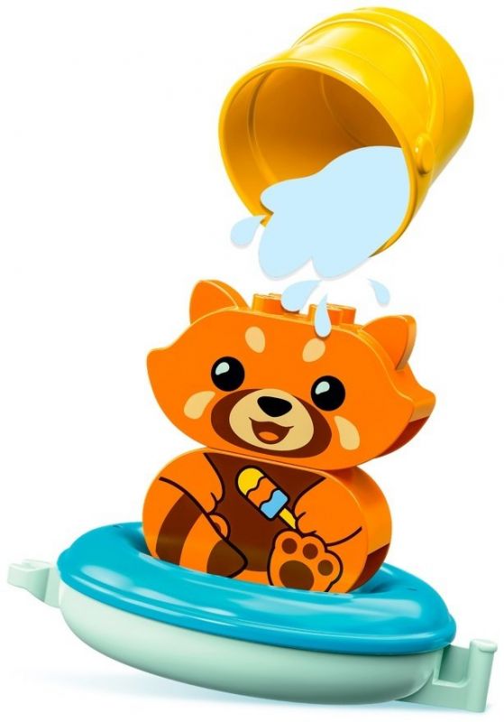 Конструктор LEGO DUPLO My First Веселе купання: Плаваюча червона панда 10964