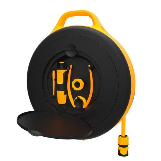 Fiskars Котушка зі шлангом Watering 9мм (3/8") 15м та набором аксесуарів, 44 см, 3020г