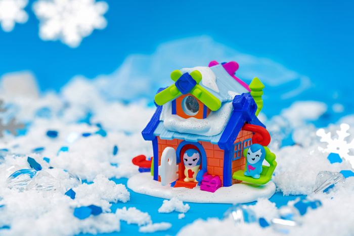 Ігрова фігурка Jazwares Nanables Small House Зимовий дивосвіт, Лижний будиночок Схованка