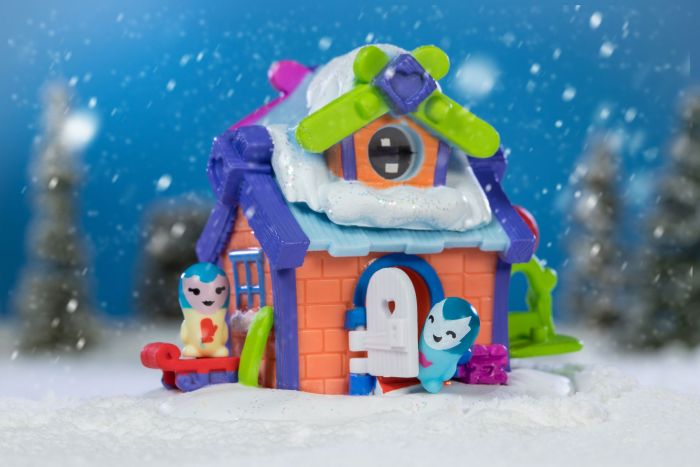 Ігрова фігурка Jazwares Nanables Small House Зимовий дивосвіт, Лижний будиночок Схованка