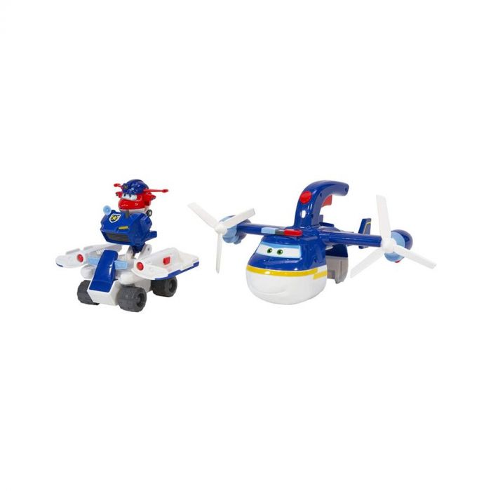 Ігровий набір Super Wings 2-in-1 Police Patroller 2в1 Поліцейський транспорт