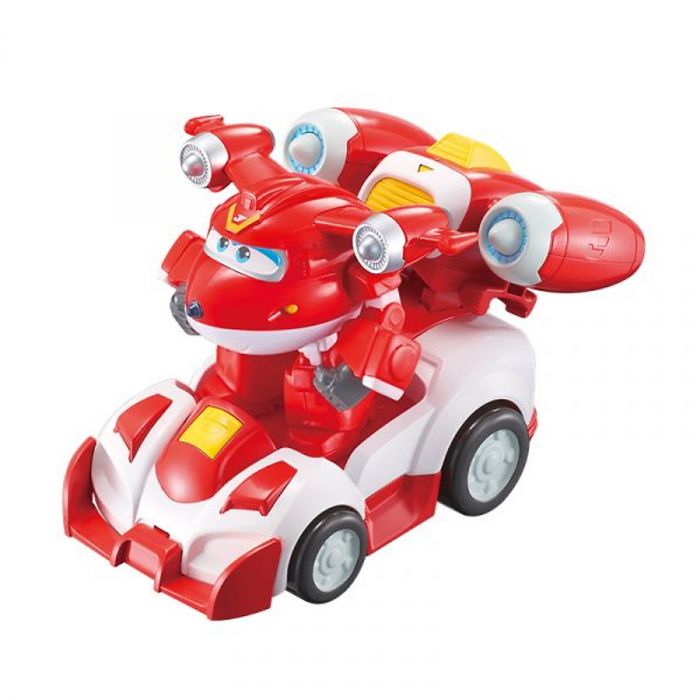 Ігровий набір Super Wings Supercharge Articulated Action Vehicle Jett, Джет