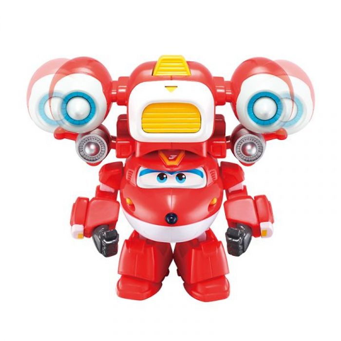 Ігровий набір Super Wings Supercharge Articulated Action Vehicle Jett, Джет