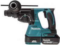 Перфоратор Makita DHR242RFJ, акум, 18В LXT, 3Ah 2шт., SDS-Plus, 2.4 Дж, 3.3кг
