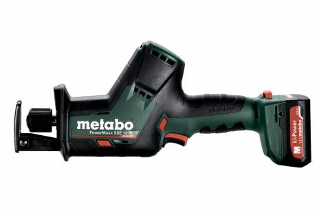 Пила шабельна Metabo PowerMaxx SSE 12 BL 12V 2x2Aг Li-Ion; з/п SC 30; кофр