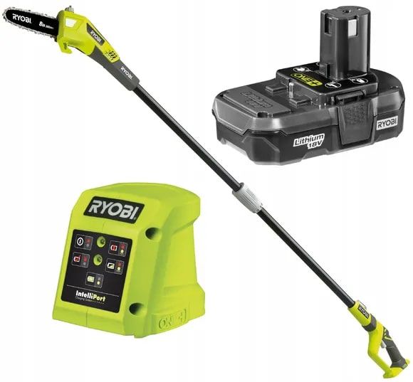 Ryobi Висоторіз ONE+ RPP1820-15S 18В ланцюговий, шина 20 см Oregon, 1x1,5Аг