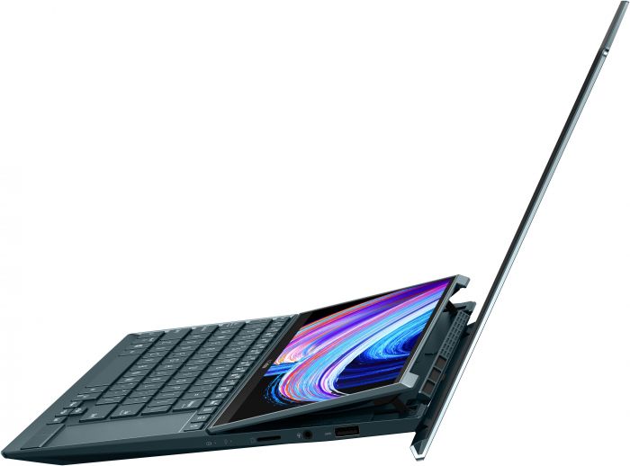 Ноутбук ASUS ZenBook Duo UX482EGR-HY387W 14FHD Touch IPS/Intel i7-1195G7/32/1024F/NVD450-2/W11/Blue