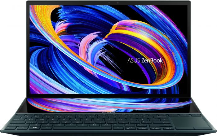 Ноутбук ASUS ZenBook Duo UX482EGR-HY387W 14FHD Touch IPS/Intel i7-1195G7/32/1024F/NVD450-2/W11/Blue