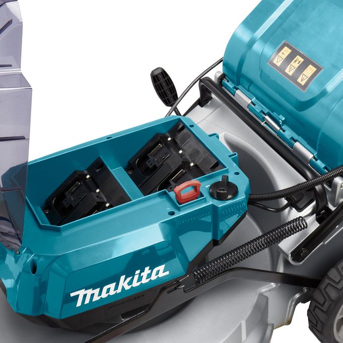 Газонокосарка Makita DLM533Z, акумуляторна, 2х18В, 2300 м2, 70 л, 20 - 100 мм (10 позицій), 43.9 кг, SOLO