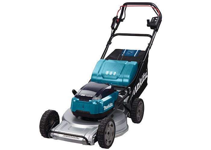 Газонокосарка Makita DLM533Z, акумуляторна, 2х18В, 2300 м2, 70 л, 20 - 100 мм (10 позицій), 43.9 кг, SOLO