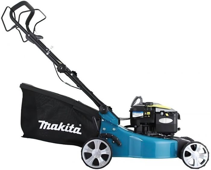 Газонокосилка Makita PLM4621N, бензинова 4-тактн., 2.63кВт/3.6 к.с., ніж 46 cм, 190 см.куб, 60 л