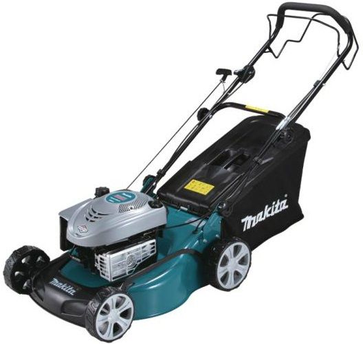 Газонокосилка Makita PLM4621N, бензинова 4-тактн., 2.63кВт/3.6 к.с., ніж 46 cм, 190 см.куб, 60 л