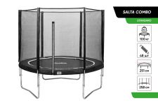 Батут Salta COMBO круглий 251 см Black