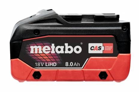 Акумуляторний блок Metabo 18 В, 8,0 А·ч, LiHD (625369000)