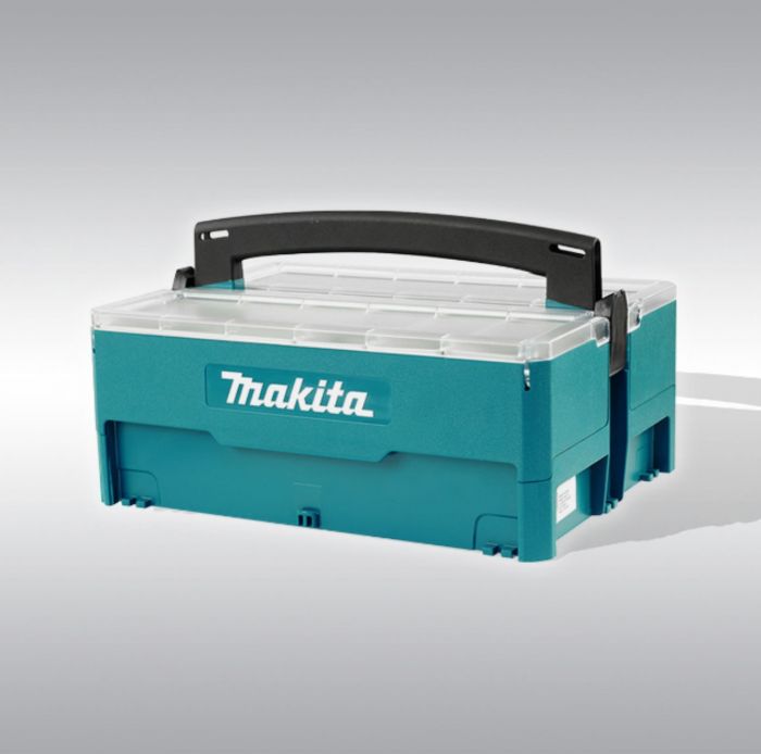 Складний ящик Makita, Makpac для шнструментів с чотирма відділеннями (P-84137), 396 x 296 x 165 мм