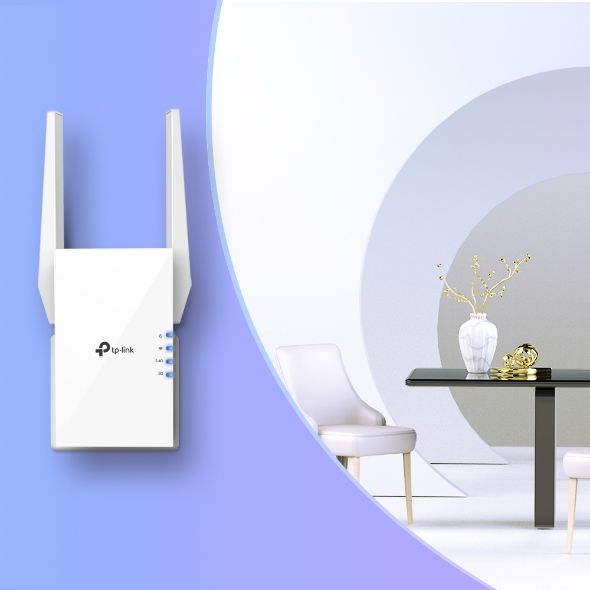 Повторювач Wi-Fi сигналу TP-LINK RE505X AX1500 1хGE LAN MU-MIMO OFDMA MESH ext. ant x2