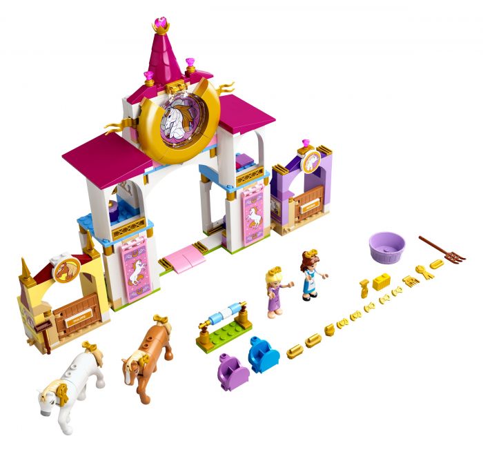 Конструктор LEGO Disney Princess Королівські стайні Белль і Рапунцель 43195