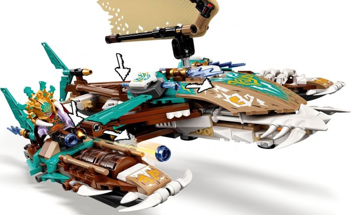 Конструктор LEGO Ninjago Морський бій на катамарані 71748