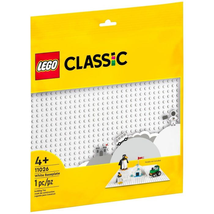 Конструктор LEGO Classic Базова пластина білого кольору 11026