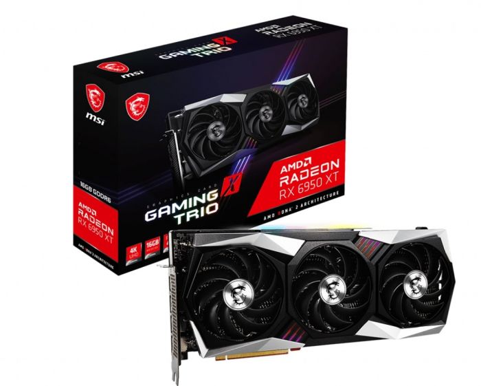 Вiдеокарта MSI Radeon RX 6950 XT 16GB DDR6 GAMING X TRIO