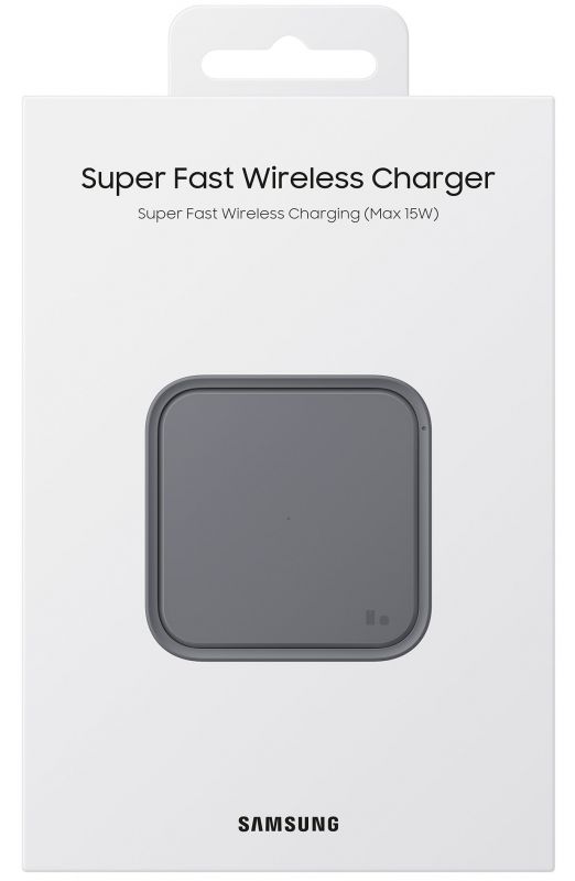 Бездротовий зарядний пристрій Samsung 15W Wireless Charger Pad (w/o TA) Black