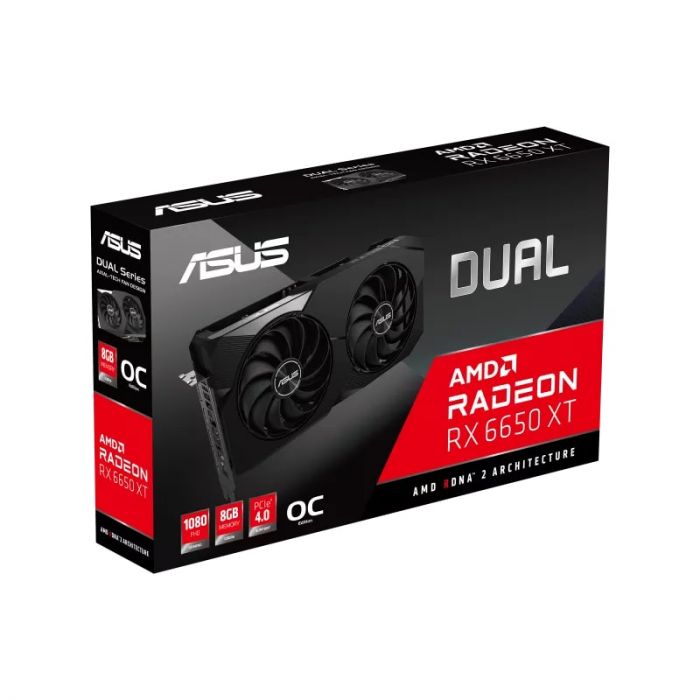 Вiдеокарта ASUS Radeon RX 6650 XT 8GB GDDR6 DUAL OC