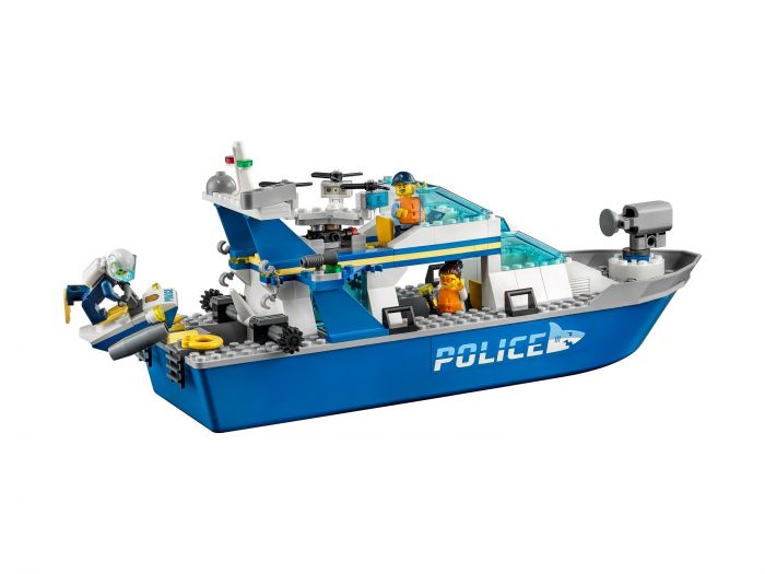 Конструктор LEGO City Поліцейський патрульний човен 60277