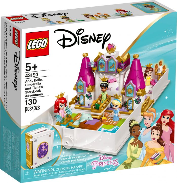Конструктор LEGO Disney Princess Книга пригод Аріель, Белль, Попелюшки й Тіани 43193