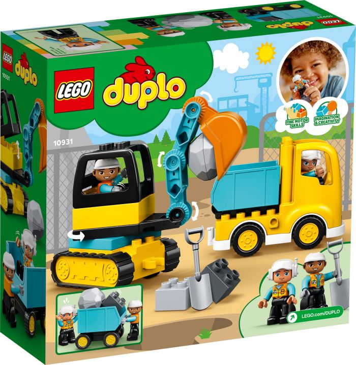 Конструктор LEGO DUPLO Вантажівка і гусеничний екскаватор 10931
