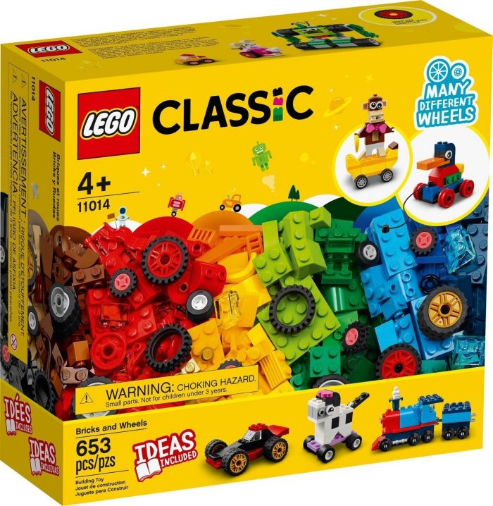 Конструктор LEGO Classic Кубики й колеса 11014