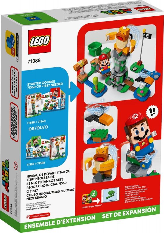 Конструктор LEGO Super Mario Падіння вежі Боса Сумо Бро. Додатковий рівень 71388