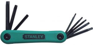 Ключі шестигранні Stanley, набір 8 шт., Torx T9-T40