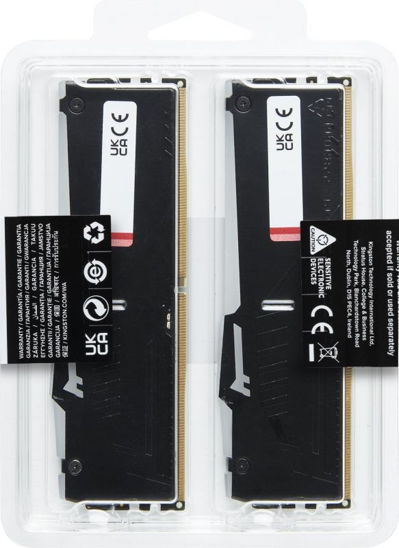 Пам'ять ПК Kingston DDR5 32GB KIT (16GBx2) 4800 FURY Beast RGB