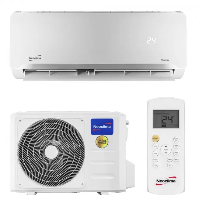 Кондиціонер Neoclima SkyCold 2.0 NS/NU-09EHBIw1, інвертор, 25 м2, до -20°С, A++/A+, R32