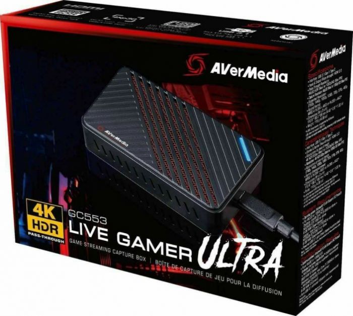 Пристрій захоплення відео AVerMedia Live Gamer Ultra GC553 Black