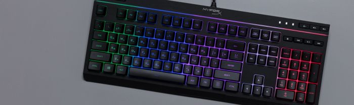 Клавіатура HyperX Alloy Core RGB USB Black