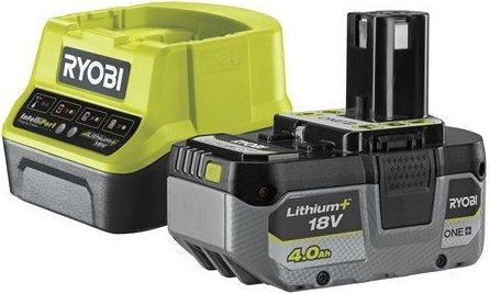 Ryobi Набір акумулятор + зарядний пристрій ONE + RC18120-140X, 18V, 4Aг