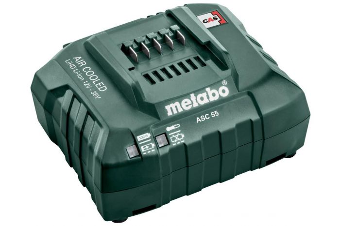 Зарядний пристрій Metabo ASC 55, 12–36 В, «AIR COOLED»