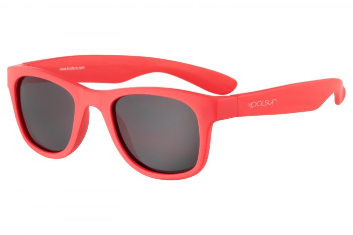 Дитячі сонцезахисні окуляри Koolsun червоні серії Wave розмір 3-10 років KS-WARE003