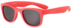 Дитячі сонцезахисні окуляри Koolsun червоні серії Wave розмір 3-10 років KS-WARE003