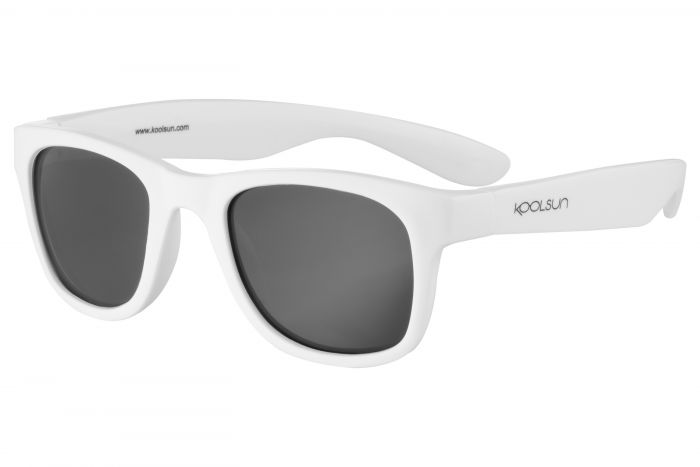 Дитячі сонцезахисні окуляри Koolsun білі серії Wave розмір 3-10 років KS-WAWM003