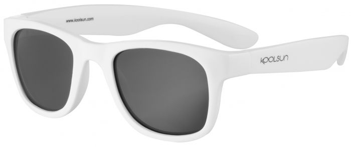Дитячі сонцезахисні окуляри Koolsun білі серії Wave розмір 3-10 років KS-WAWM003